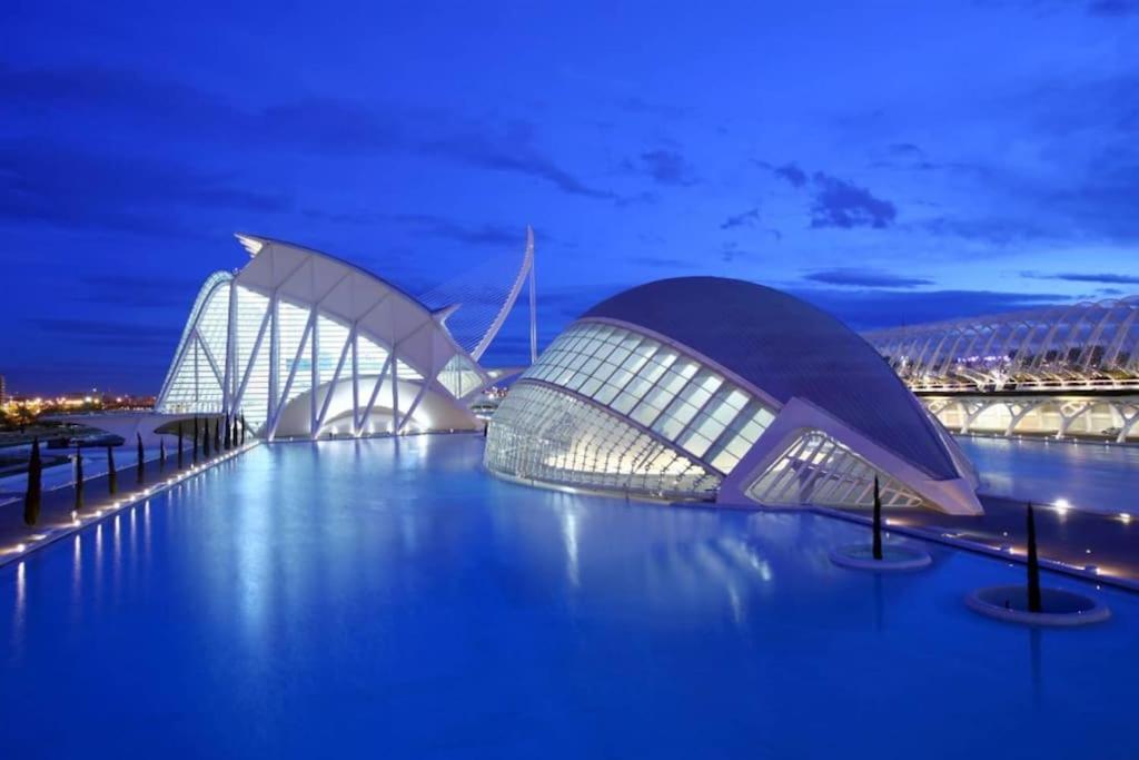Coqueto apartamento de Playa con Piscina y Terraza Valencia Exterior foto